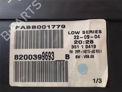 Instrument cluster RENAULT MEGANE II (BM0/1_, CM0/1_) 1.5 dCi (BM16, CM16) | BP10565174C47 