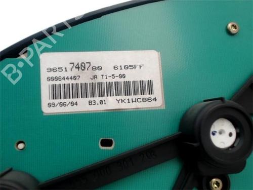 Instrument cluster PEUGEOT 206 Hatchback (2A/C) 2.0 S16 | BP26170071C47 