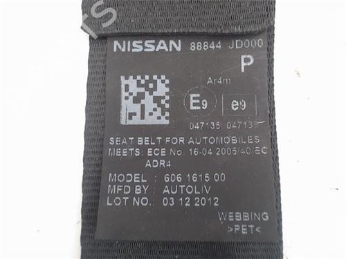 Rear left seatbelt NISSAN QASHQAI I (J10, NJ10) 1.6 dCi | BP15944519I29 