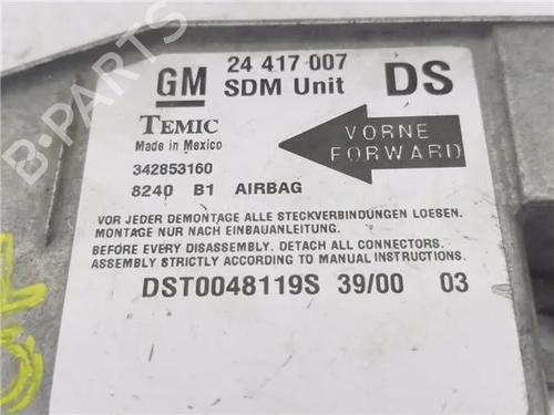 Kollisjonspute styreenhet OPEL CORSA C (X01)  | BP27571550M53 