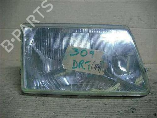 Used Right headlight PEUGEOT 309 II (3C, 3A) [1989-1993]  12597802