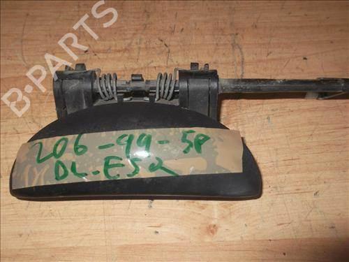 Used Front left exterior door handle PEUGEOT 206 Hatchback (2A/C) 1.9 D (69 hp) 14336526