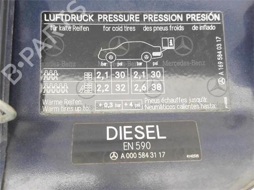 Fuel flap MERCEDES-BENZ A-CLASS (W169)  | BP22339236C131 