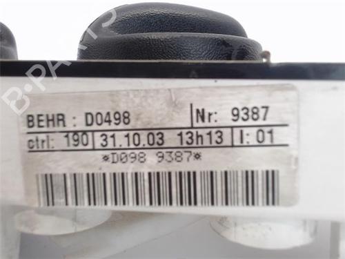 Climate control NISSAN KUBISTAR Van (X76) 1.5 dCi 70 | BP15381812I5 
