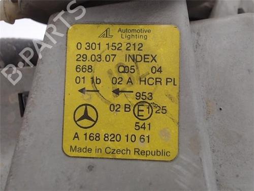 Right headlight MERCEDES-BENZ A-CLASS (W168)  | BP13056124C29 