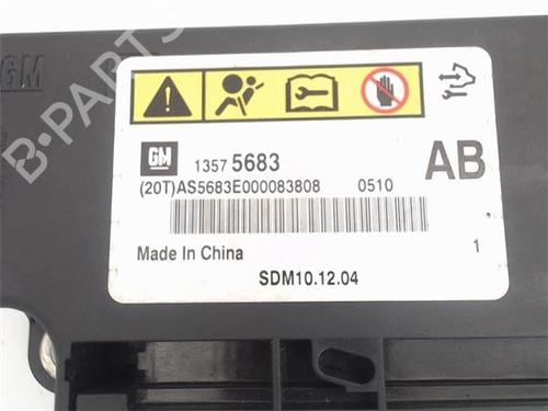 ECU airbags OPEL ASTRA J (P10)  | BP15984961M53 
