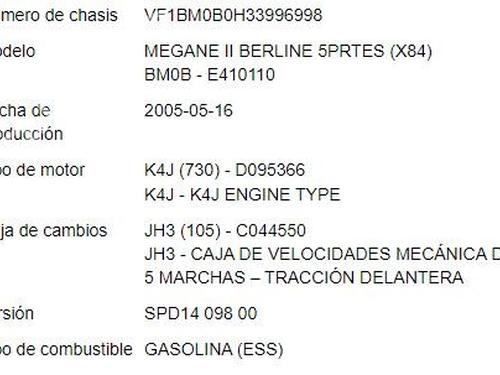 Steering column RENAULT MEGANE II (BM0/1_, CM0/1_) | BP30135462M21