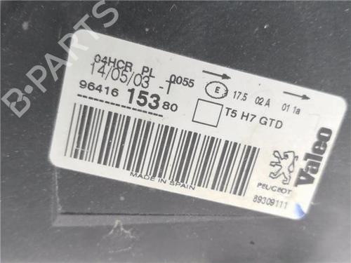 Left headlight PEUGEOT 307 SW (3H) 1.6 16V | BP30135405C28