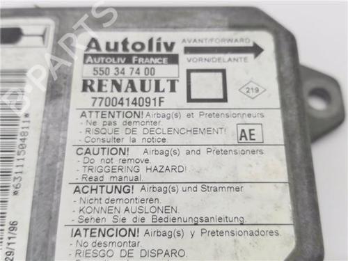 ECU airbags RENAULT MEGANE I (BA0/1_)  | BP27163125M53 