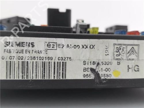 Fuse box CITROËN XSARA PICASSO (N68)  | BP31718959E1 