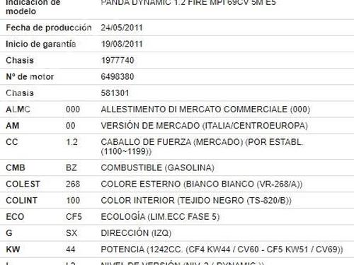 Front slam panel FIAT PANDA (169_) | BP32417187C72
