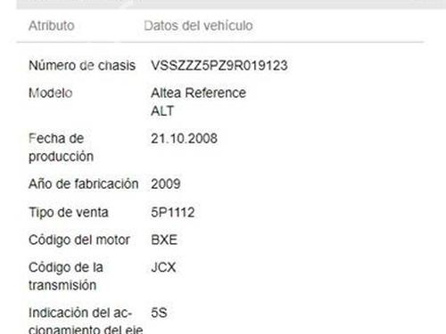 Gearbox SEAT ALTEA (5P1) 1.9 TDI | BP9632054M3 