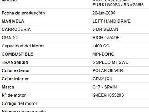 Climate control KIA RIO II (JB) 1.4 16V | BP35986565I5 - Image 16