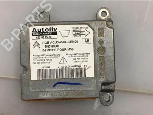 Airbag module CITROËN BERLINGO / BERLINGO FIRST MPV (MF_, GJK_, GFK_) 2.0 HDI 90 (MFRHY) (90 hp) 9635392