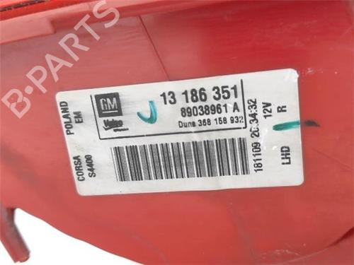 Right taillight OPEL CORSA D (S07) 1.3 CDTI (L08, L68) | BP24870061C35 