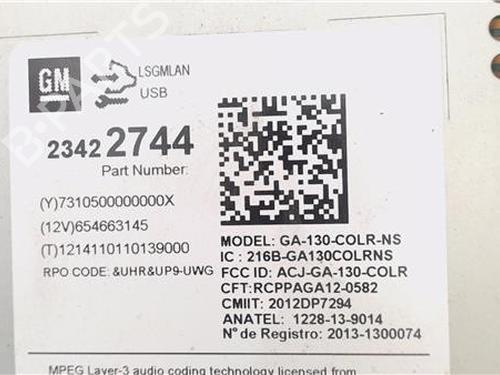 Radio OPEL MOKKA / MOKKA X (J13) 1.7 CDTI (_76) | BP30412413E6 