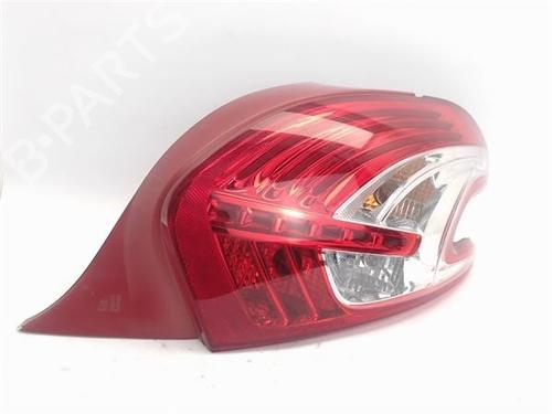Used Right taillight PEUGEOT 208 I (CA_, CC_) 1.4 HDi (68 hp) 16300953