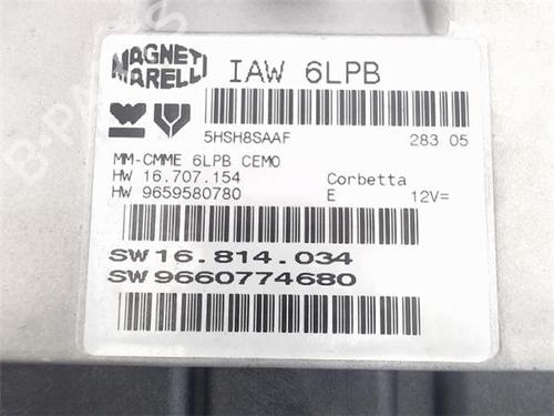 Electronic module PEUGEOT 307 (3A/C)  | BP16767109M83 
