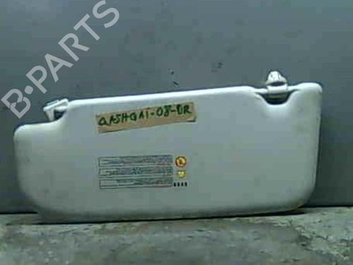 Used Right sun visor NISSAN QASHQAI / QASHQAI +2 I (J10, NJ10, JJ10E) 2.0 dCi (150 hp) 12149067