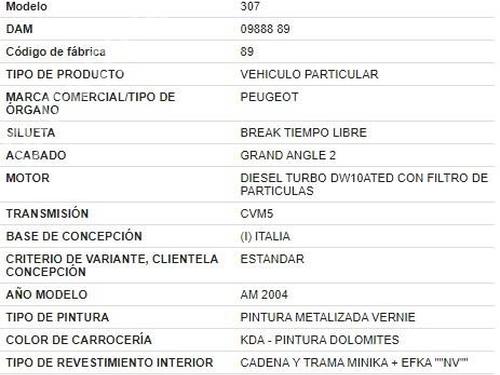 Left front window switch PEUGEOT 307 SW (3H) 2.0 HDI 110 | BP30135396I27