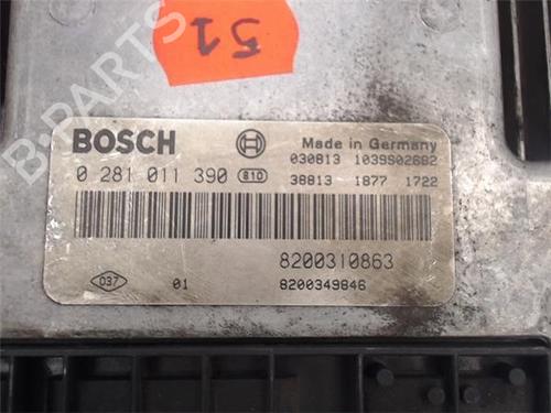 Electronic module RENAULT MEGANE II (BM0/1_, CM0/1_)  | BP13050714M83 