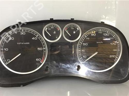 Used Instrument cluster PEUGEOT 307 (3A/C) 1.6 HDi 110 (109 hp) 9685248