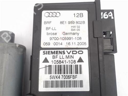 Right front window motor AUDI A4 B7 (8EC)  | BP14343207E20 