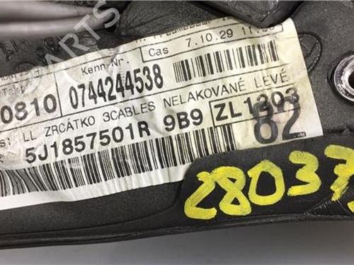 Left mirror SKODA ROOMSTER (5J7) 1.4 TDI | BP9691478C26 