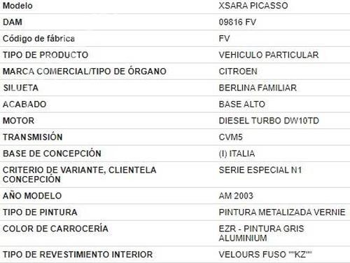 Tailgate trim CITROËN XSARA PICASSO (N68) 2.0 HDi | BP29755026C151 