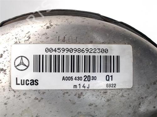 Servo brake MERCEDES-BENZ A-CLASS (W168)  | BP15107689M42 