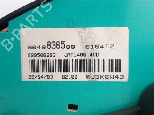 Instrument cluster PEUGEOT 206 Hatchback (2A/C) 1.4 HDi eco 70 | BP16570809C47 