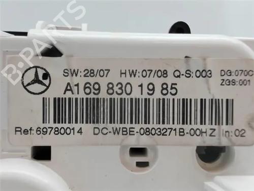 Climate control MERCEDES-BENZ A-CLASS (W169) A 160 CDI (169.006, 169.306) | BP10903072I5 