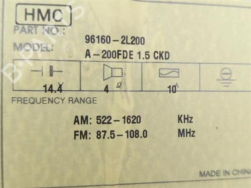 Radio HYUNDAI i30 (FD) 1.6 CRDi | BP35779976E6 - Image 5