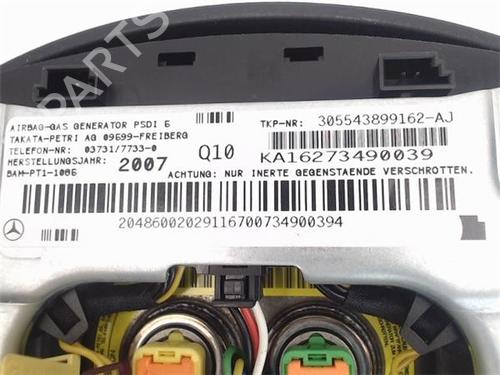 Driver airbag MERCEDES-BENZ C-CLASS (W204) C 280 (204.054) | BP13396665C9 