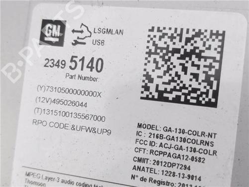 Radio OPEL ASTRA J (P10) 1.6 CDTi (68) | BP32393993E6 