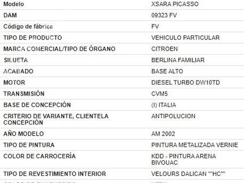Tailgate trim CITROËN XSARA PICASSO (N68) 2.0 HDi | BP32162191C151 