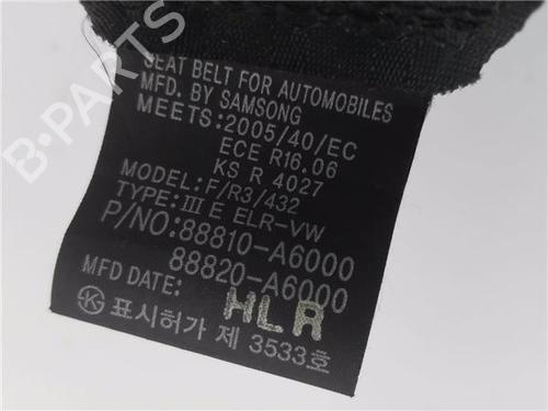 Front left seatbelt HYUNDAI i30 (GD) 1.4 | BP36050904I26 - Image 7