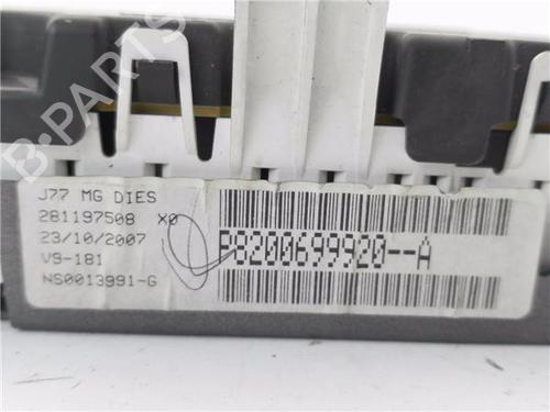 Instrument cluster RENAULT MODUS / GRAND MODUS (F/JP0_)  | BP24153392C47 