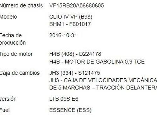 Used Parts RENAULT CLIO IV (BH_) [2012-2021]  4338982