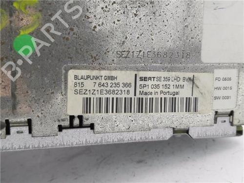 Radio SEAT TOLEDO III (5P2)  | BP23842669E6 