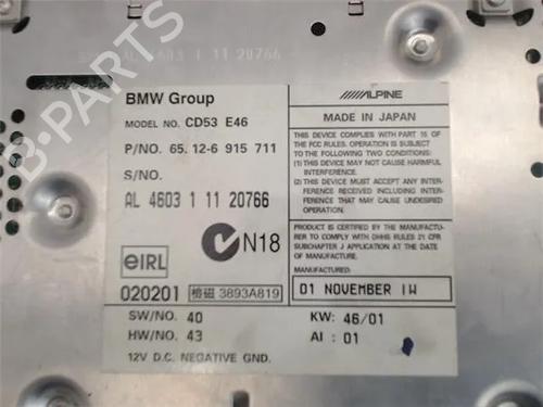 Radio BMW 3 (E46)  | BP13051392E6 