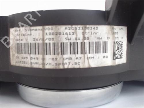 Instrument cluster PEUGEOT 207 (WA_, WC_) 1.6 HDi | BP15381832C47 