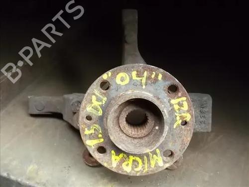 Used Left front steering knuckle NISSAN MICRA III (K12) [2002-2011]  14334902