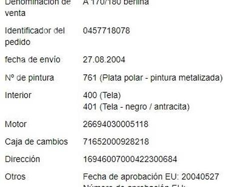 Electronic module MERCEDES-BENZ A-CLASS (W169)  | BP27569393M83 