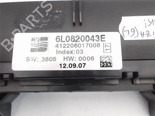 Climate control SEAT IBIZA III (6L1)  | BP13051154I5 