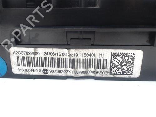 Climate control PEUGEOT 3008 I MPV (0U_) 2.0 HDi Hybrid4 | BP22984233I5 