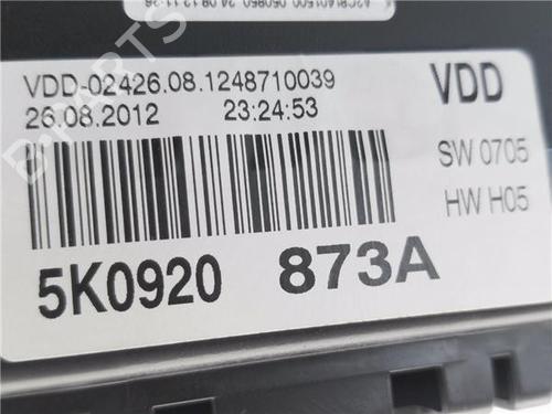 Instrument cluster VW GOLF VI (5K1) | BP30203575C47