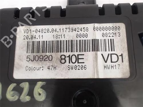 Instrument cluster SKODA FABIA II (542) 1.2 | BP15650759C47 