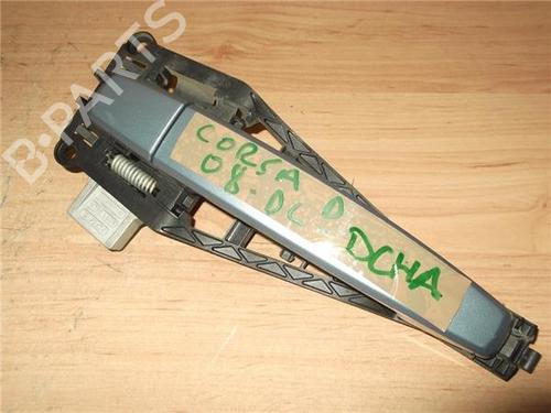Used Front right exterior door handle OPEL CORSA D (S07) [2006-2015]  14336801