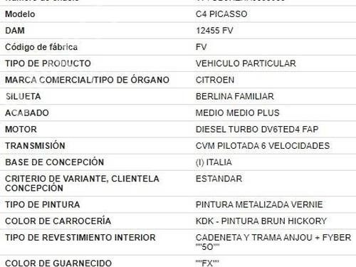 Left front window switch CITROËN C4 Picasso I MPV (UD_) | BP31095737I27